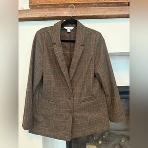 Old Navy Brown Checkered Women's Blazer